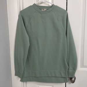 Target Universal Threads Sage Green sweatshirt Size XS.